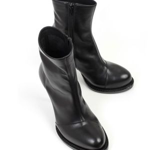 Ann Demeulemeester Black Ankle Boots Size 36.5
